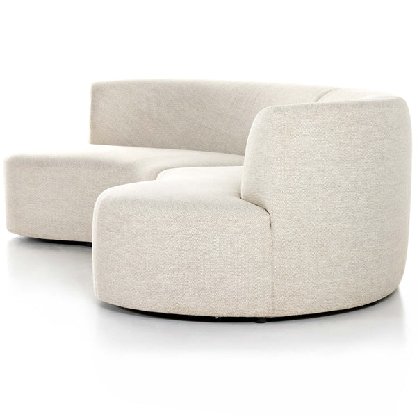 Home Fashion Opal Outdoor 2 Piece Curved Sectional By Four Hands