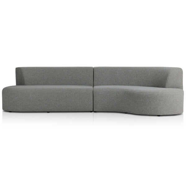 Home Fashion Opal Outdoor 2 Piece Sectional Hayes Smoke By Four Hands