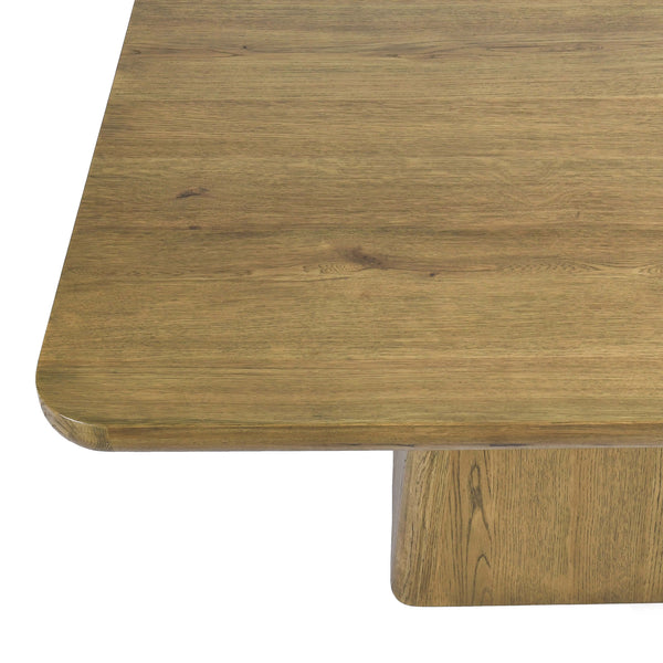Home Fashion Orlando Rectangular Dining Table Light Brown