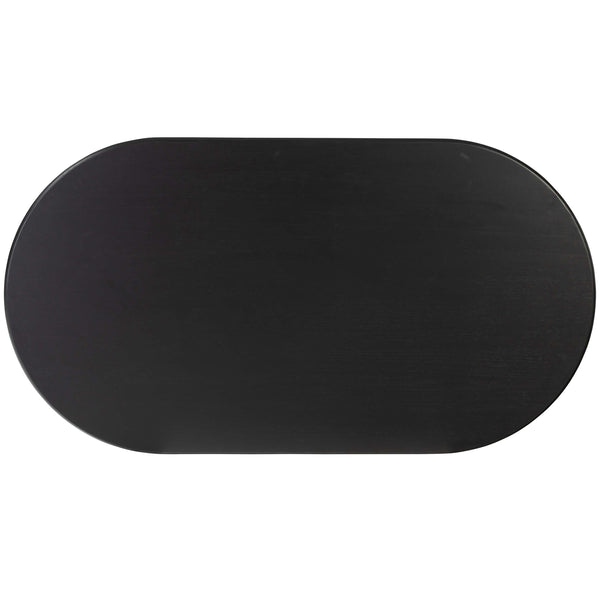 Home Fashion Paden Large Coffee Table 65" Aged Black By Four Hands