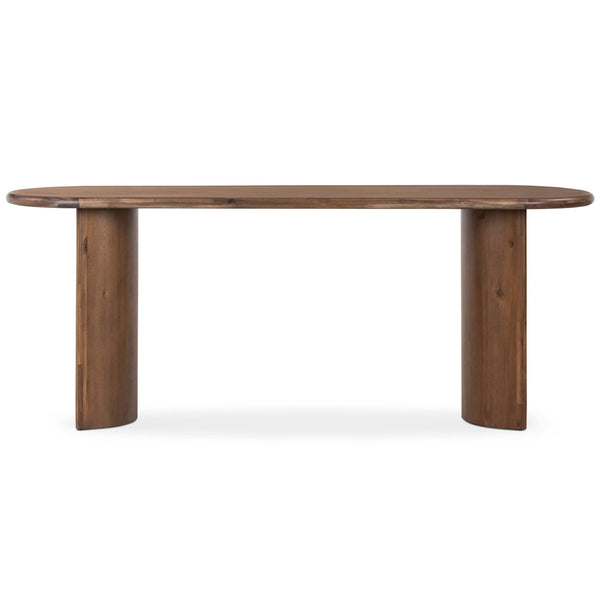 Home Fashion Paden Large Console Table Seasoned Brown Acacia By Four Hands