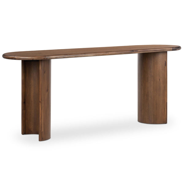 home fashion Paden Large Console Table Seasoned Brown Acacia by Four Hands