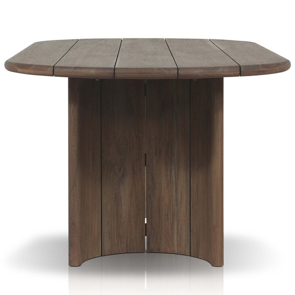 Home Fashion Paden Outdoor Dining Table Stained Toasted Brown By Four Hands