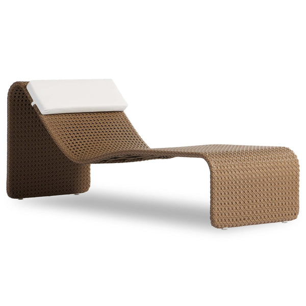 home fashion Paige Outdoor Woven Chaise Natural by Four Hands