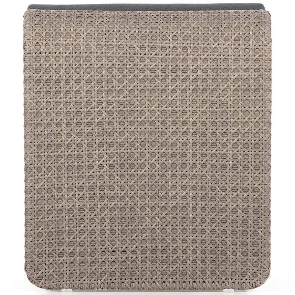 Home Fashion Paige Outdoor Woven Chaise Weathered Brown By Four Hands