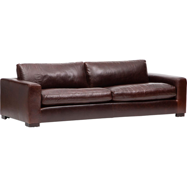 Home Fashion Paul Leather Sofa Oil Buffalo Chocolate