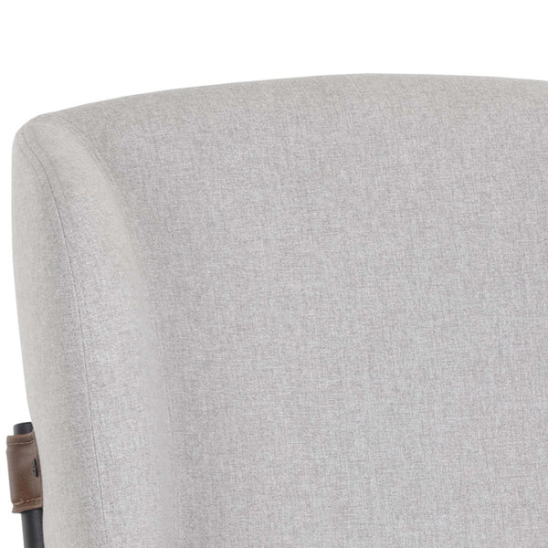 Home Fashion Pearce Counter Stool Light Grey Set Of 2