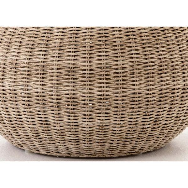 Home Fashion Phoenix Outdoor Accent Stool Vintage White By Four Hands