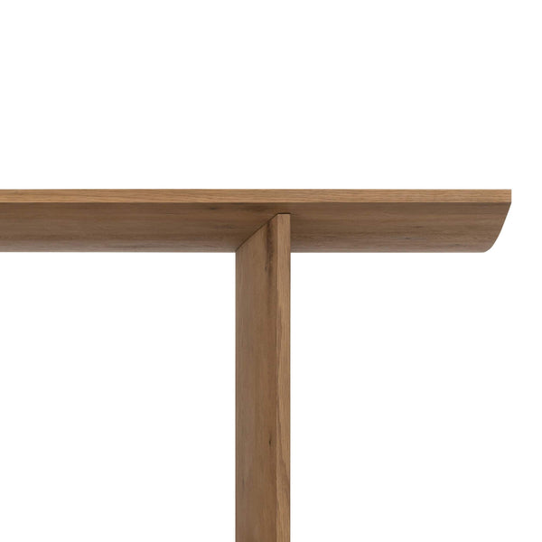 Home Fashion Pickford 84" Dining Table Dusted Oak Veneer By Four Hands