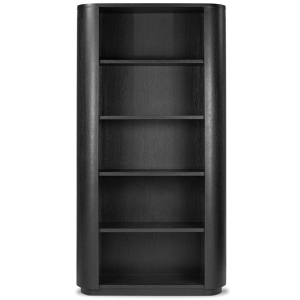 Home Fashion Pilar Bookcase Charcoal Oak By Four Hands