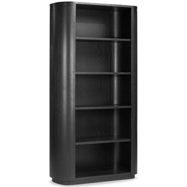 home fashion Pilar Bookcase Charcoal Oak by Four Hands