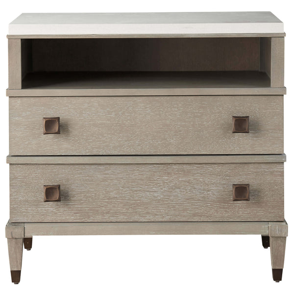 Home Fashion Playlist 2 Drawer Nightstand Smoke On The Water