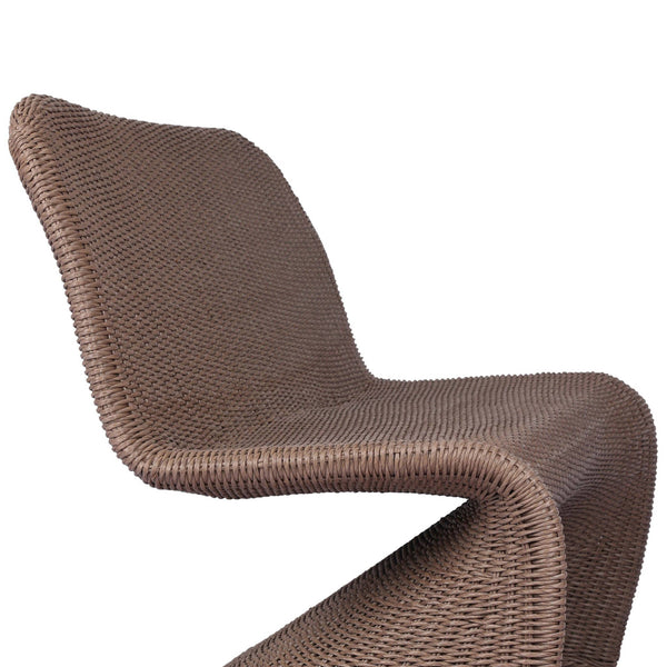 Home Fashion Portia Outdoor Dining Bench Tanned Weave By Four Hands