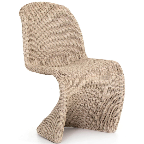home fashion Portia Outdoor Dining Chair Vintage White Set of 2 by Four Hands