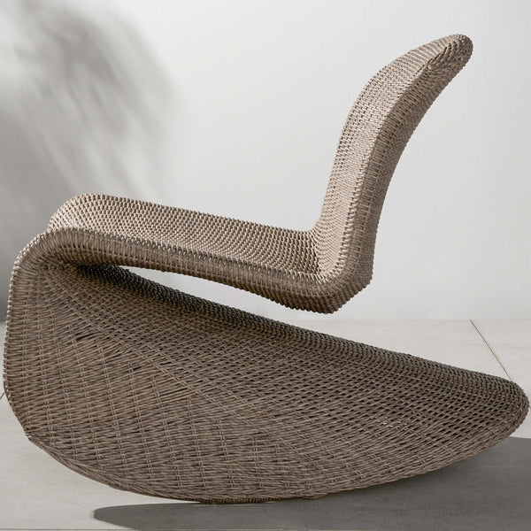 Home Fashion Portia Outdoor Rocking Chair White By Four Hands