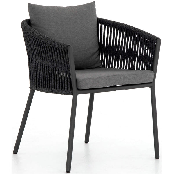 home fashion Porto Outdoor Dining Chair Charcoal Set of 2 by Four Hands