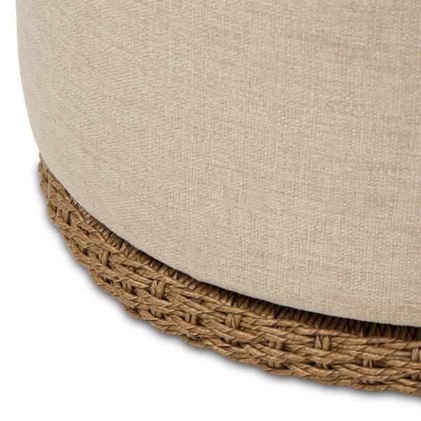 Home Fashion Quaid Outdoor Dining Chair Alessi Buff/Woven Set Of 2 By Four Hands