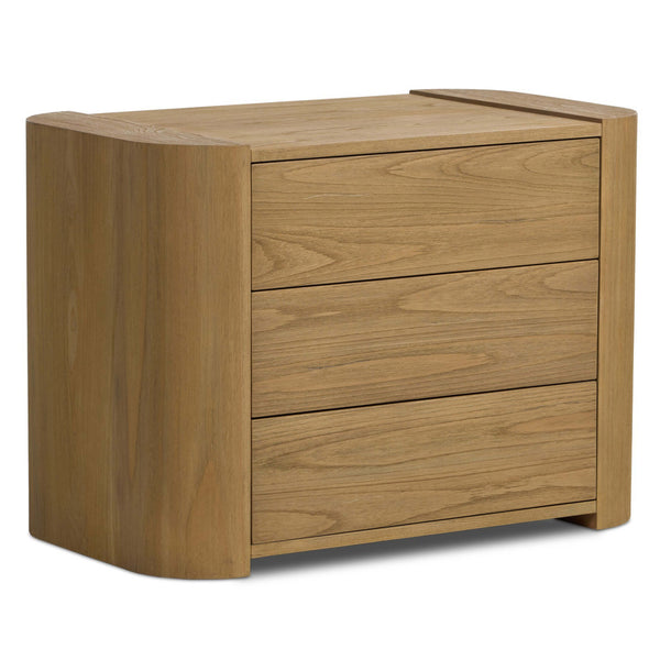 home fashion Radius Nightstand Light Blonde Sungkai by Four Hands