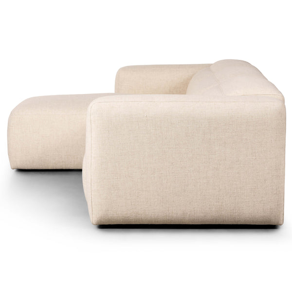 Home Fashion Radley Power Recliner Left Chaise Sectional Antigo Natural By Four Hands