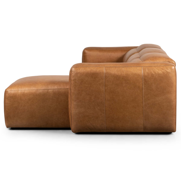 Home Fashion Radley Power Recliner Right Chaise Sectional Sonoma Butterscotch By Four Hands