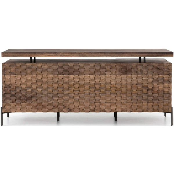 Home Fashion Raffael Desk Antique Brown By Four Hands