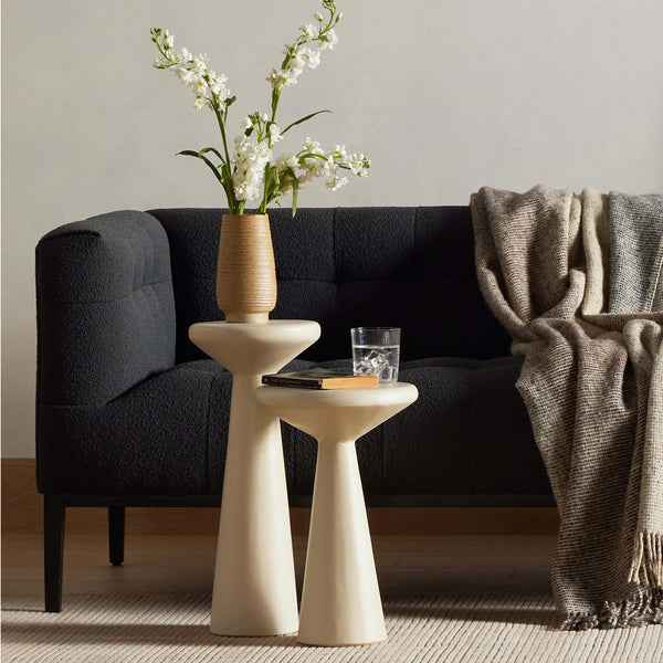Home Fashion Ravine Accent Table Parchment White Set Of 2 By Four Hands