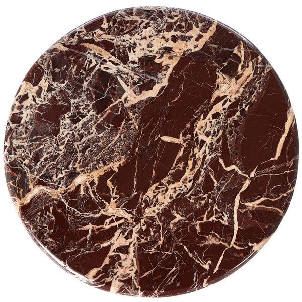 Home Fashion Reeves End Table Garnet Marble By Four Hands