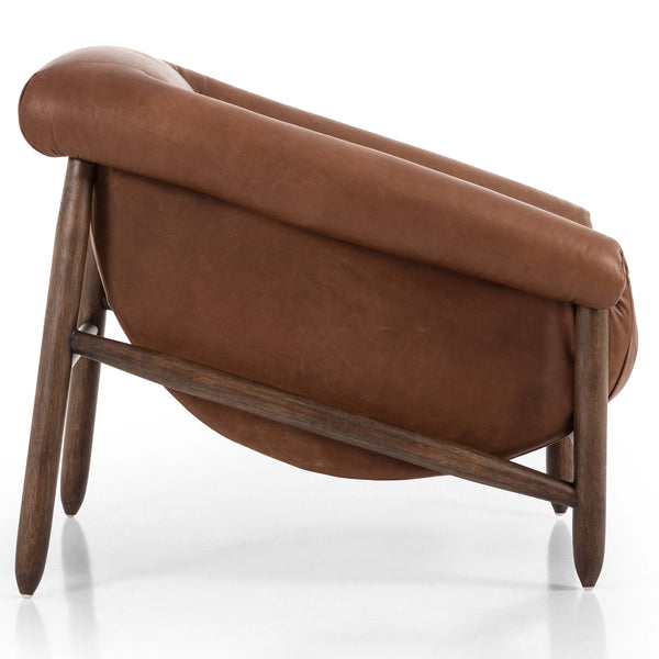 Home Fashion Reggie Leather Chair Heirloom Sienna By Four Hands