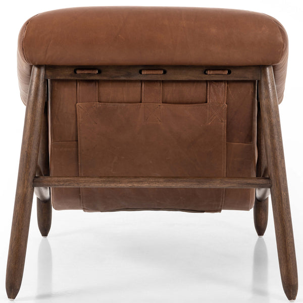 Home Fashion Reggie Leather Chair Heirloom Sienna By Four Hands
