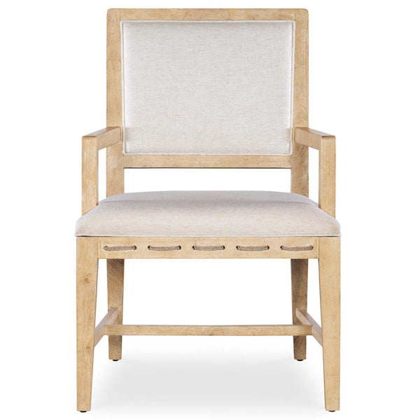 Home Fashion Retreat Cane Back Arm Chair Dune Set Of 2