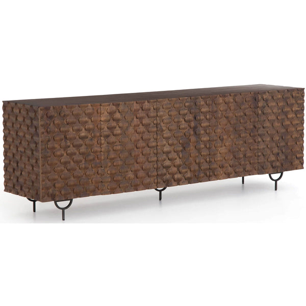 home fashion Rio Media Console Antique Brown by Four Hands