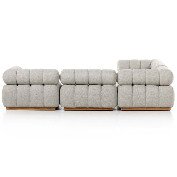 Home Fashion Roma Outdoor Sectional Faye Ash By Four Hands