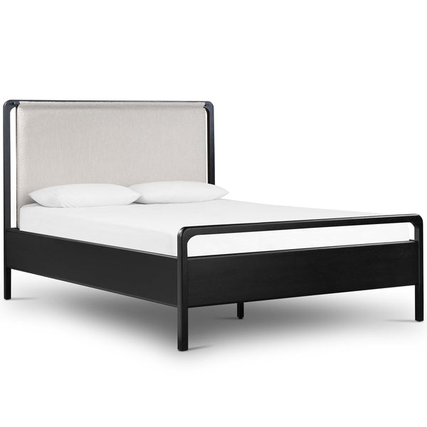 home fashion Rosedale Bed Knoll Natural/Ebony Oak by Four Hands