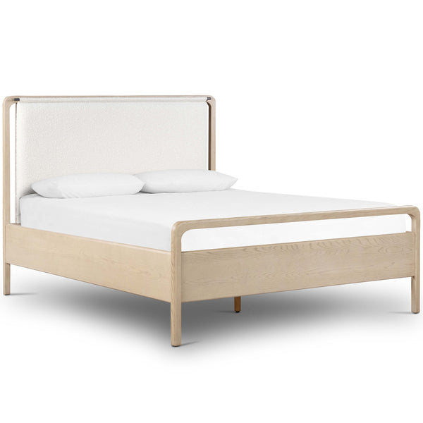 home fashion Rosedale Bed Knoll Natural/Yucca Oak by Four Hands