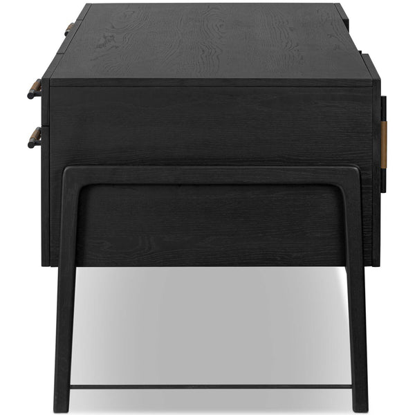 Home Fashion Rosedale Executive Desk Ebony By Four Hands