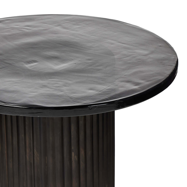 Home Fashion Ruben End Table Smoked Black By Four Hands