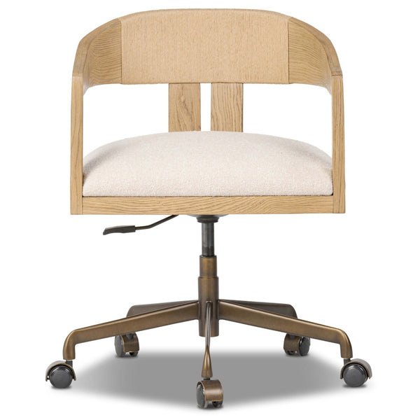 Home Fashion Sadie Desk Chair Crete Sand By Four Hands