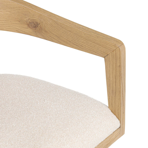 Home Fashion Sadie Desk Chair Crete Sand By Four Hands