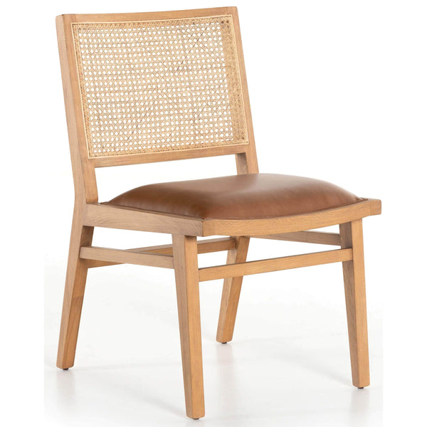 home fashion Sage Leather Dining Chair Sedona Butterscotch Set of 2 by Four Hands