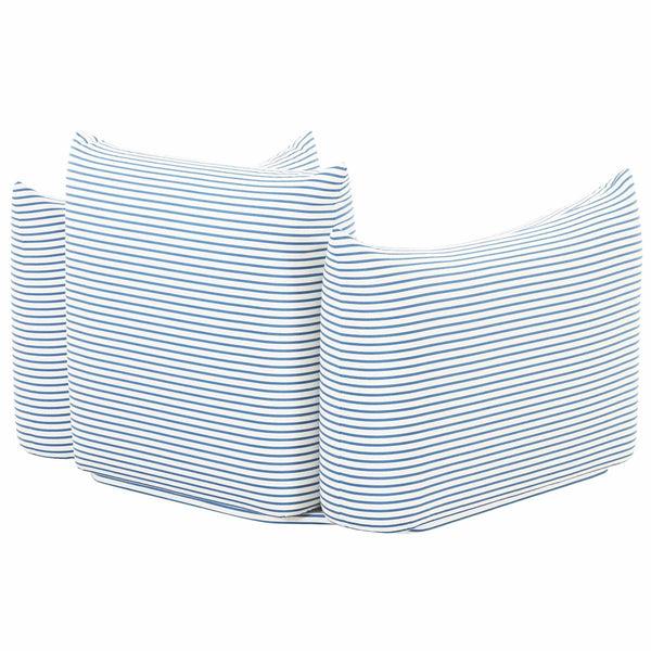 Home Fashion Saint Tropez Outdoor Chair Blue Striped