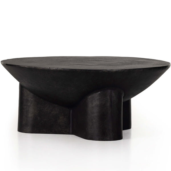 Home Fashion Sante Coffee Table Raw Black By Four Hands