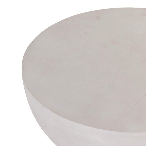 Home Fashion Searcy End Table Matte White By Four Hands