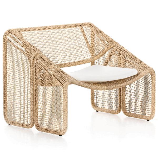 home fashion Selma Outdoor Chair Natural Hyacinth by Four Hands
