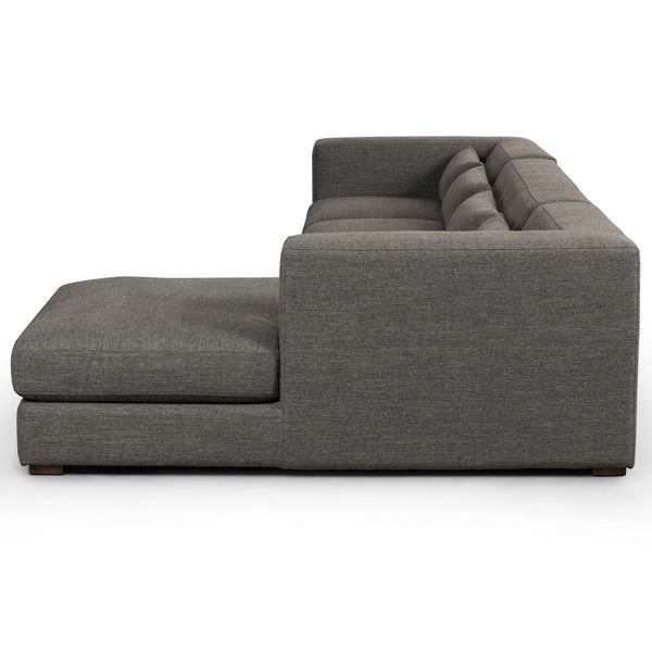 Home Fashion Sena 3 Piece RAF Sectional Alcala Graphite By Four Hands