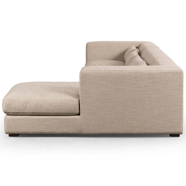 Home Fashion Sena 3 Piece RAF Sectional Alcala Wheat By Four Hands