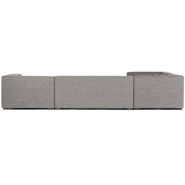 Home Fashion Sena 4 Piece RAF Sectional Alcala Graphite By Four Hands