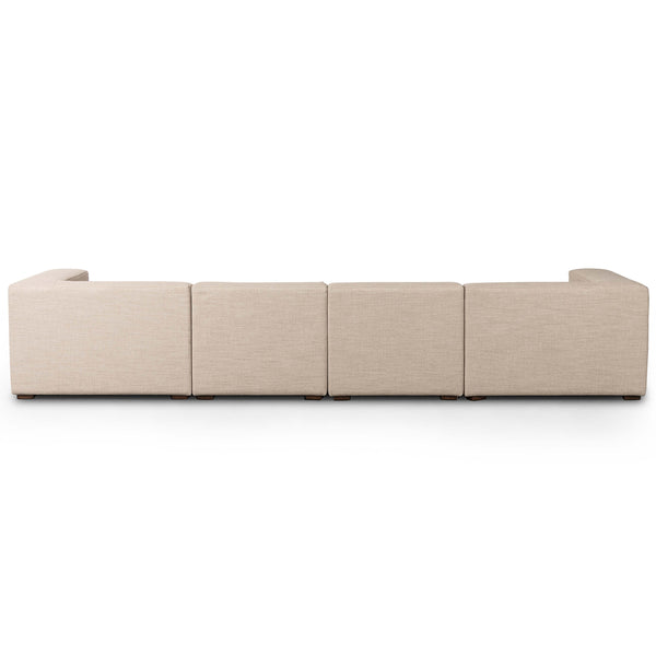 Home Fashion Sena Sectional Alcala Wheat By Four Hands