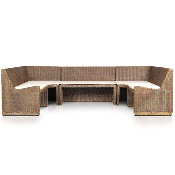 Home Fashion Senna U-Shape Dining Banquette Broadway Dune By Amber Lewis X Four Hands