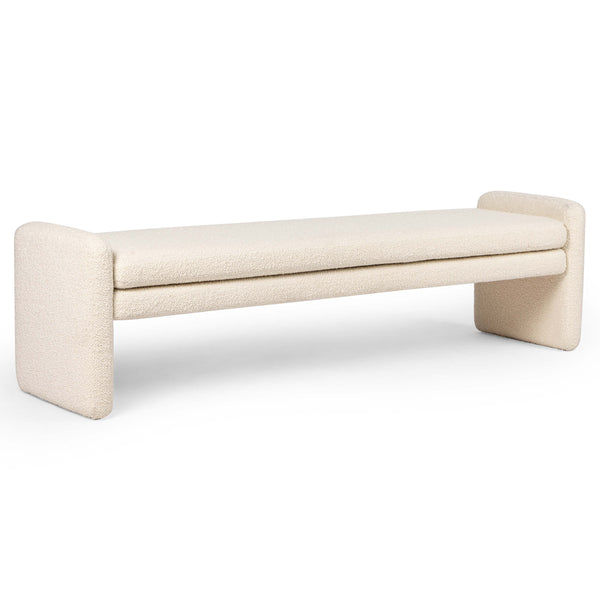 home fashion Serena Bench Durham Cream by Four Hands