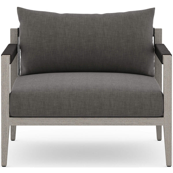 Home Fashion Sherwood Outdoor Chair Charcoal/Weathered Grey By Four Hands
